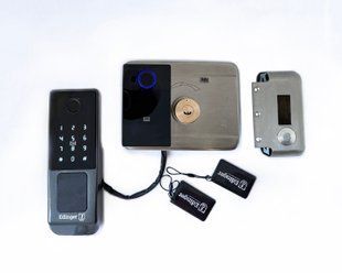 Замок електро-механічний Edinger Smart Fingerprint для хвіртки ESF фото